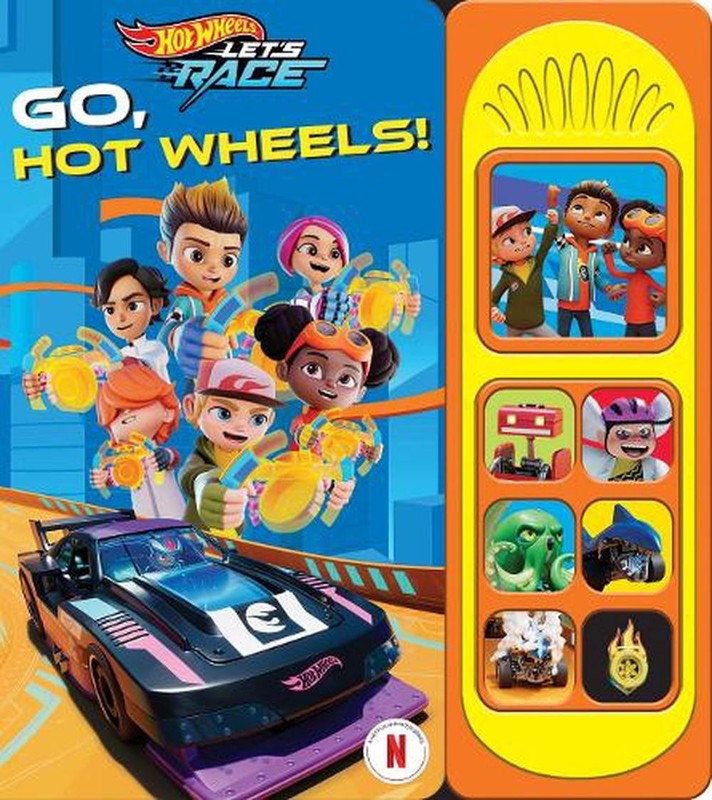 Hot Wheels Let’s Race: Go, Hot Wheels! Sound Book by PI Kids (English) Board Boo