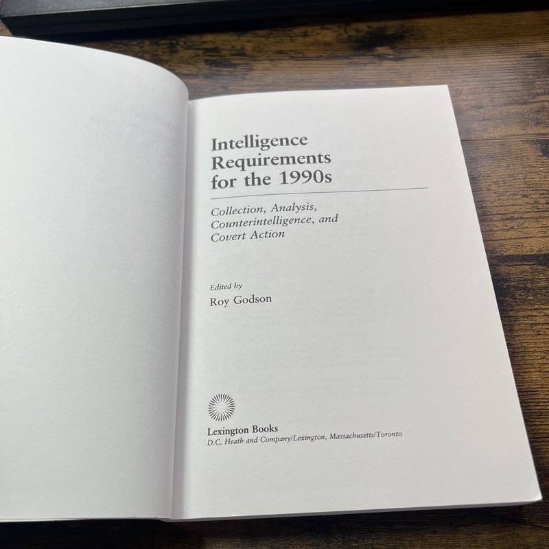 Intelligence Requirements for the 1990's: Collection, Analy S2 gallery