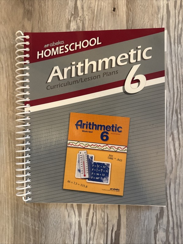 NEW Abeka Homeschool Arithmetic 6 Curriculum/Lesson Plans