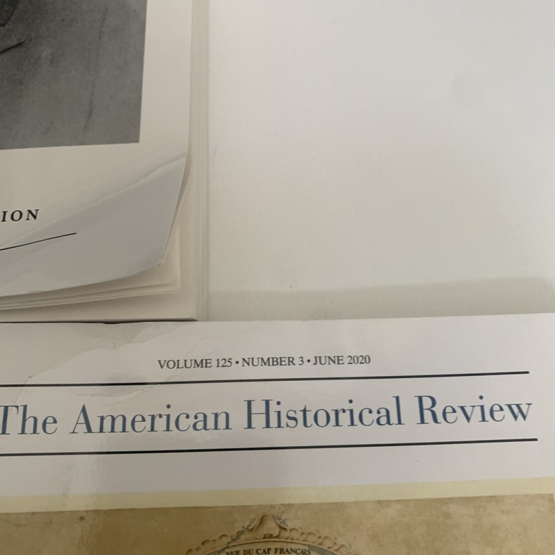 The American Historical Review Lot Of 3 Vol.125 #3, Vol.125 #4, Vol. 126 #1 gallery
