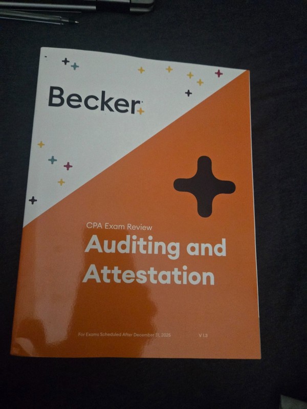 2026 Becker CPA Exam Review Auditing & Attestation V1.3 Study Guide Paperback