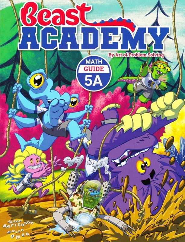AoPS 8 Book 5th Grade Beast Academy Math Set