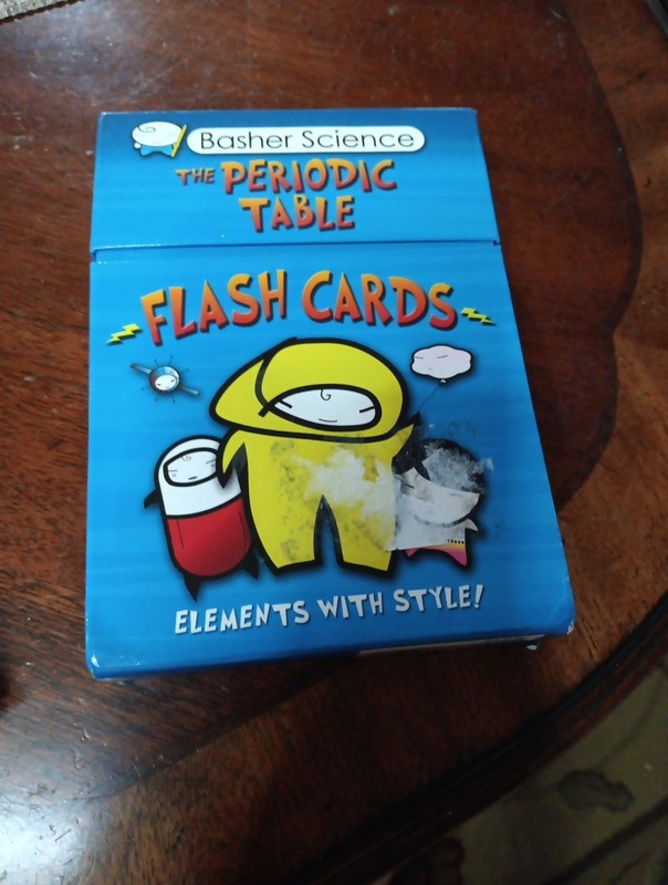 Basher Science Flashcards:THE PERIODIC TABLE byAdrian Dingle Pre-Owned Very Good