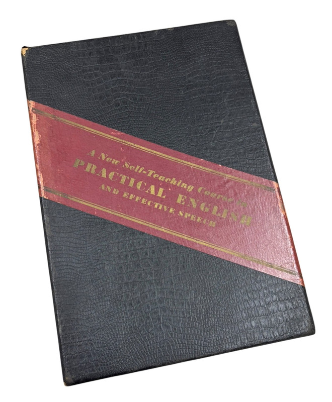 Practical English Effective Speech 15 Lesson 1930’s Self-Teaching Course in Case