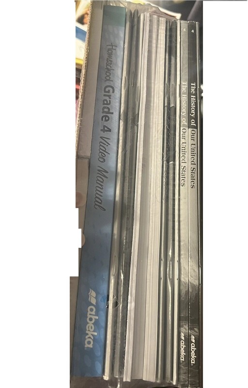 Abeka Grade 4 Video Independent Study Test Kit Wrapped and New
