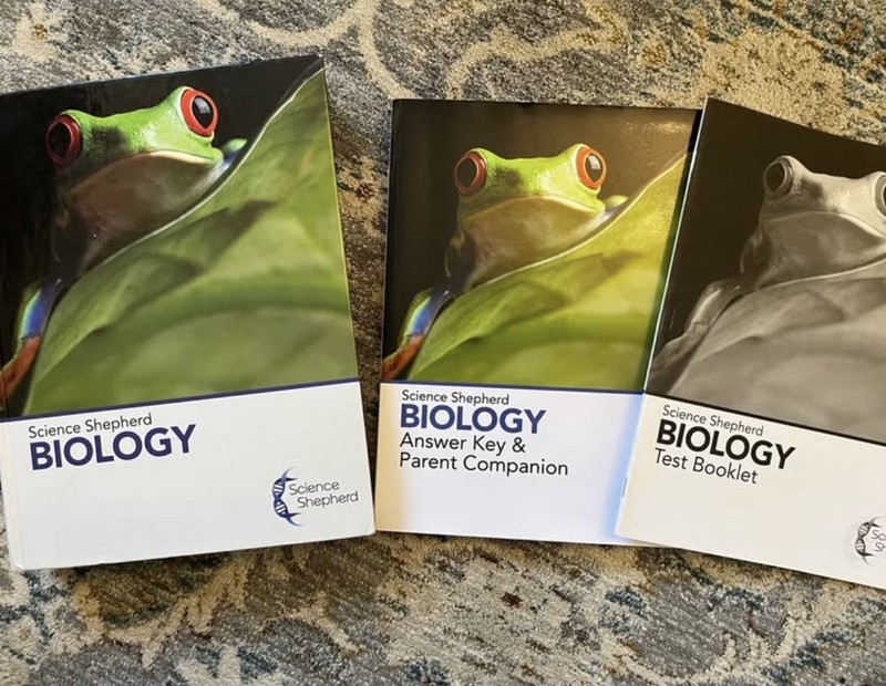 Science Shepherd – High School Biology 3-Book Set Homeschool Curriculum