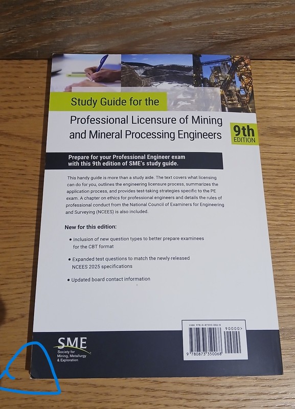 Study Guide for the Professional Licensure of Mining and Mineral Processing Engi gallery