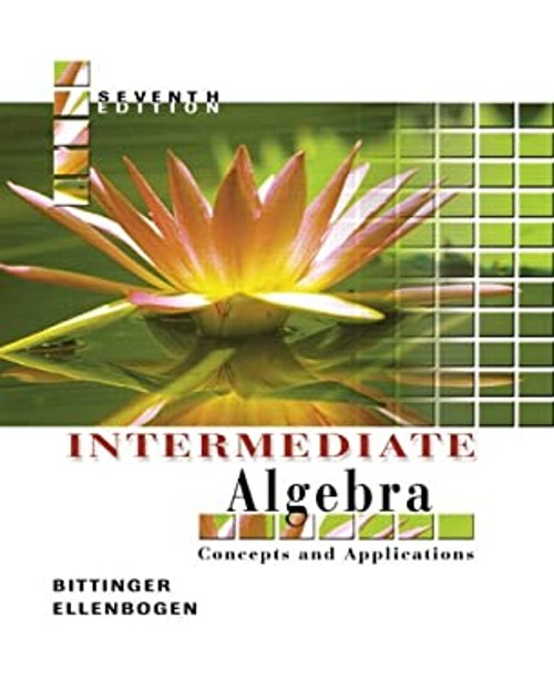 Intermediate Algebra : Concepts and Applications Hardcover