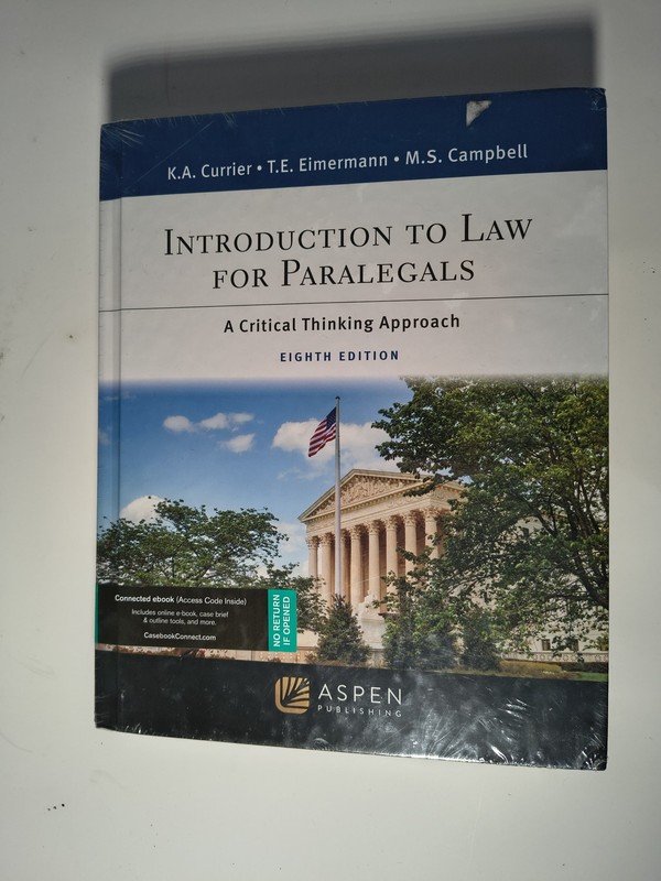 Introduction to Law for Paralegals