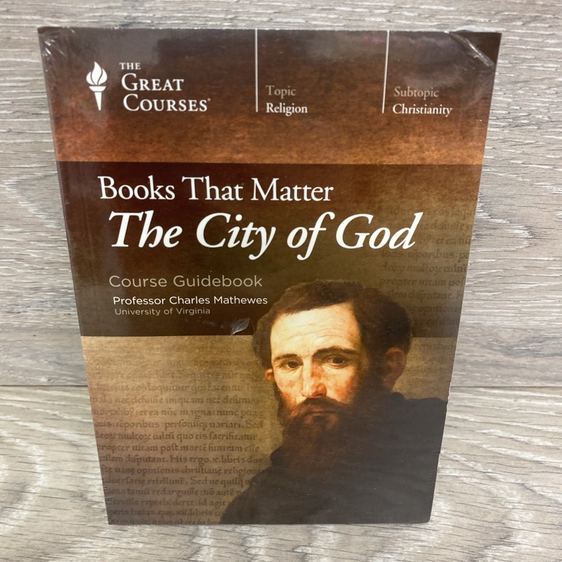 The Great Courses Books That Matter A City of God Guidebook & 4 DVDs