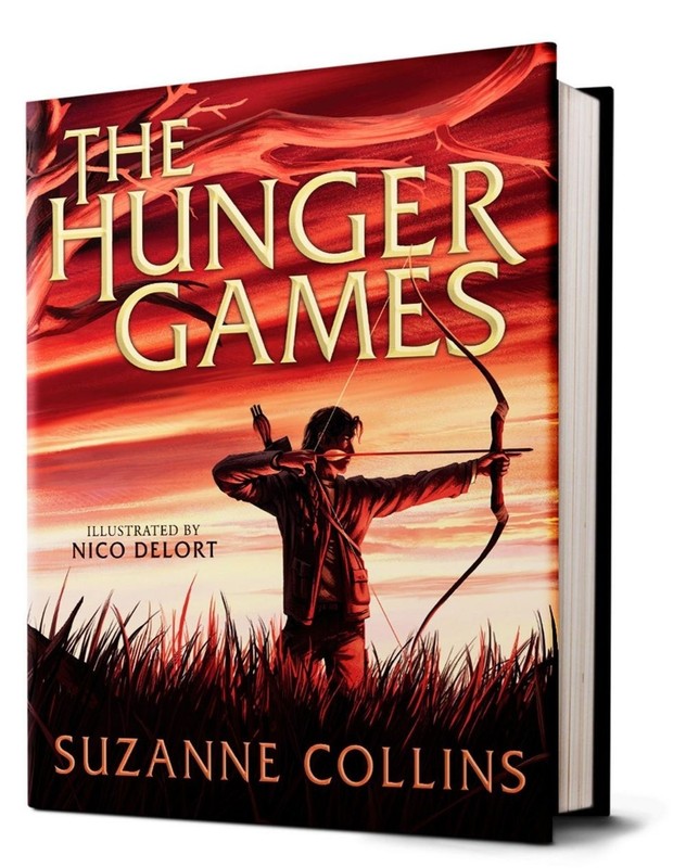 Hunger Games (Illustrated Edition) by Suzanne Collins Hardcover Book