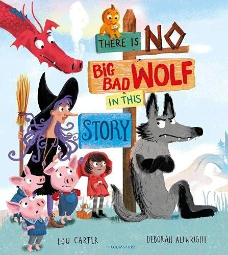 There Is No Big Bad Wolf In This Story by Carter, Lou Book The Fast Free