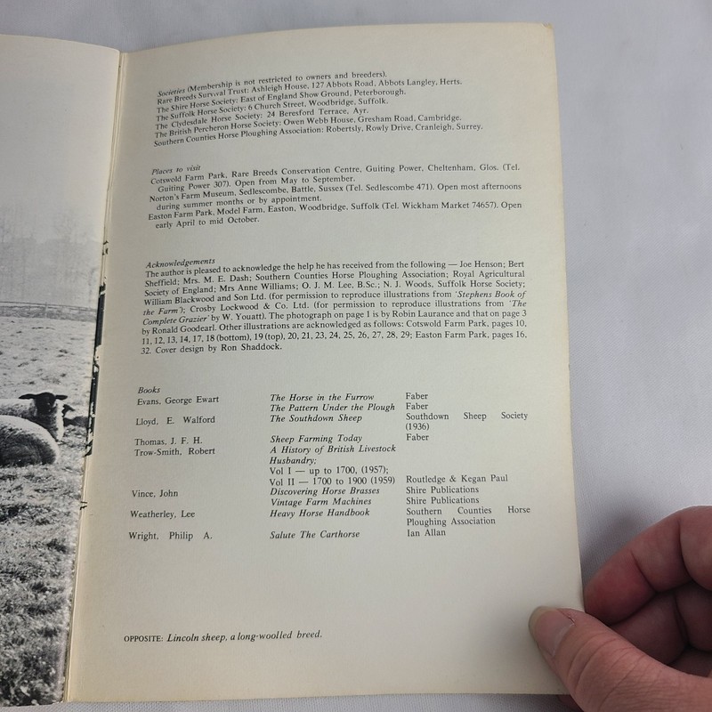 Old British Livestock Shire Album 5 - John Vince Farm Animals Vintage Paperback gallery