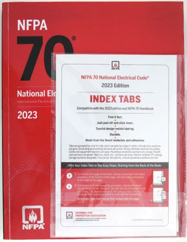 [SLIGHT DEFECT] NFPA 70 2023 National Electrical Code 2023 WITH TABS