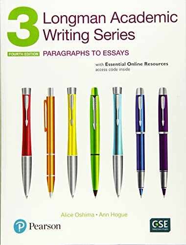Longman Academic Writing – Paperback, by oshima alice; HOGUE – Acceptable x