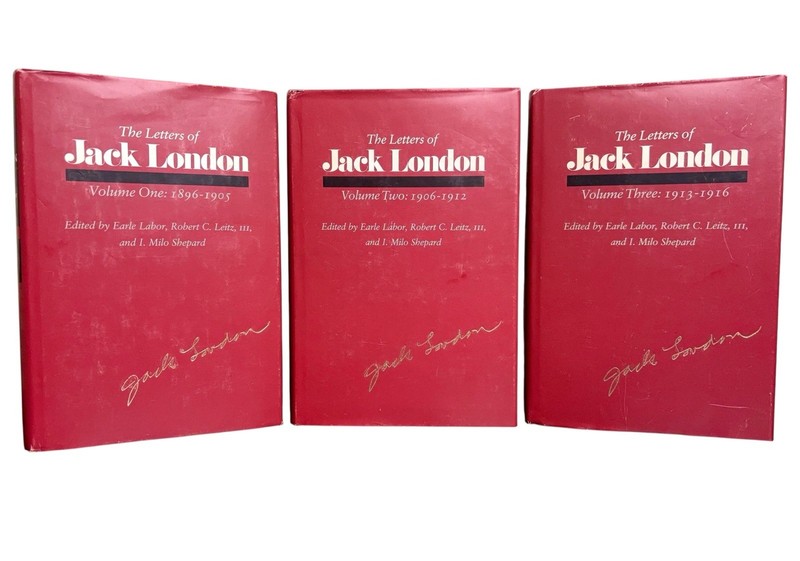 The Letters Of Jack London Three Volumes 1 2 3 Set Stanford Univ. Press 1988 HC
