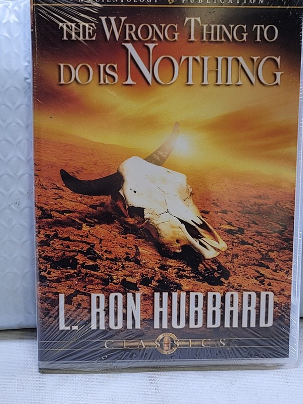 The Wrong Thing to Do is Nothing by L. Ron Hubbard (English) Compact Disc Book