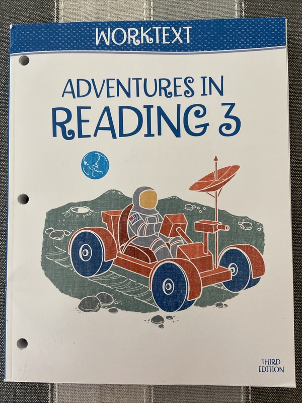 NEW BJU Press 3rd grade ADVENTURES IN READING 3 STUDENT WORKTEXT 3rdEd 299198