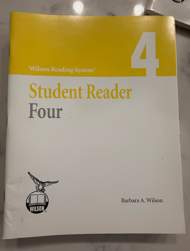 Wilson Reading System Student Reader Level 4, 3rd Ed PB 2004, 5 Copies