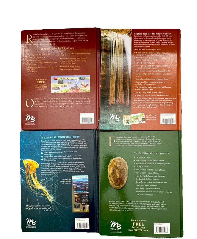 Wonders of Creation Science Book Lot 8 Vol Archaeology Geology Ocean Cave Fossil gallery