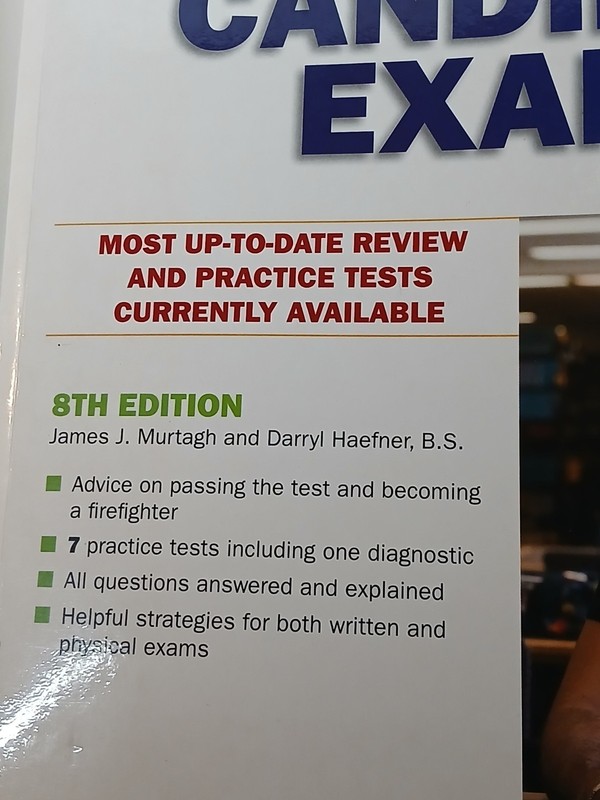 Barron's Test Prep Ser.: Firefighter Candidate Exams by Darryl Haefner and James gallery