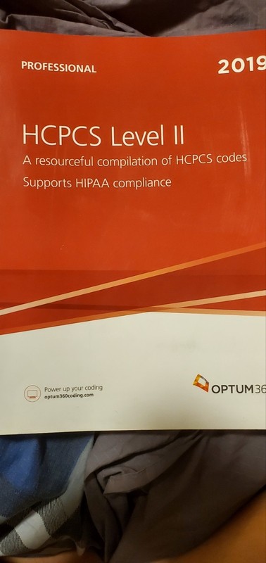 Buck’s 2019 HCPCS Level II Spiral Bound ISBN 9780323582773 SEALED