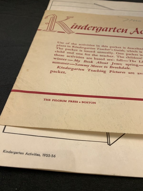 Vintage Kindergarten Activities The Pilgrim Press Activity Sheets for Children gallery
