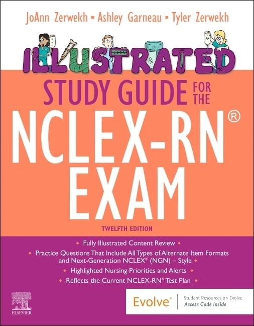 Illustrated Study Guide for the NCLEX-RN Exam by Zerwekh EdD MSN RN