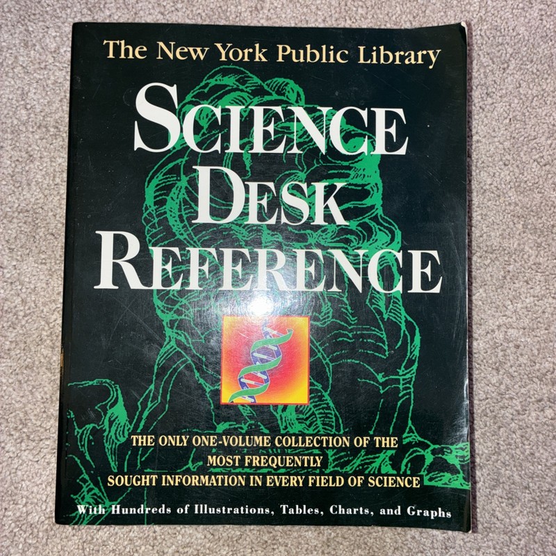 The New York Public Library SCIENCE DESK REFERENCE; Patricia Barnes-Svarney; VG