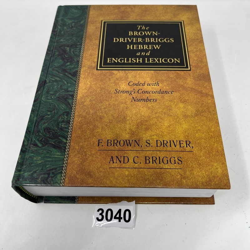 The Brown-Driver-Briggs Hebrew and English Lexicon – Hardcover 2024
