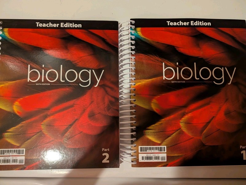 Biology Teacher Edition Sixth Edition bju press New