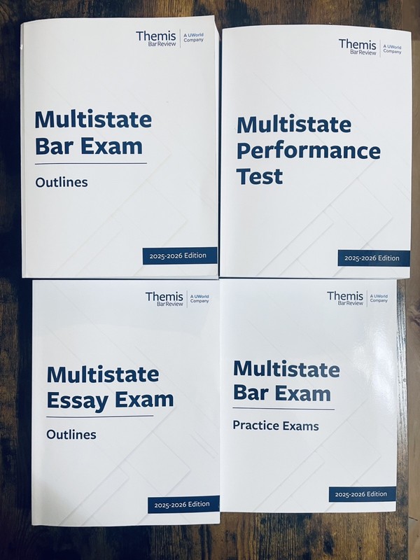 Themis Bar Exam Review 2025-2026 Multistate Prep TextBooks (Set 4) MBE MEE MPT