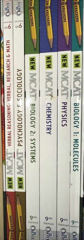 Exam Krackers McAt Complete Study Package 9th Edition 6 Volume Set