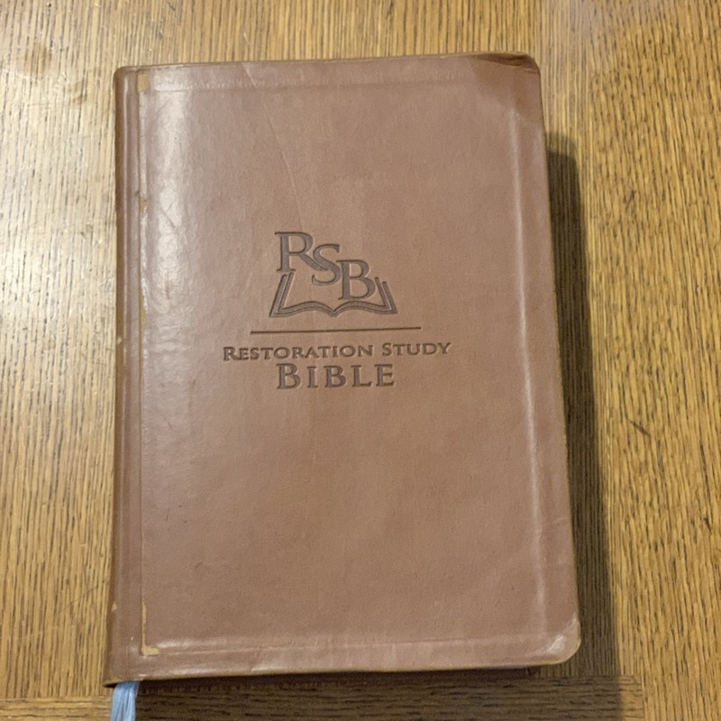 Restoration Study Bible Leather Cover 2011 Yahweh