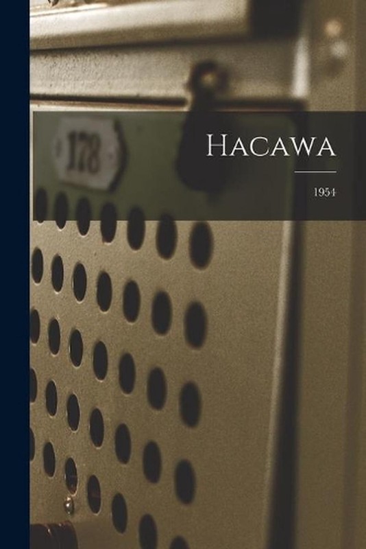 Hacawa; 1954 by Anonymous Paperback Book