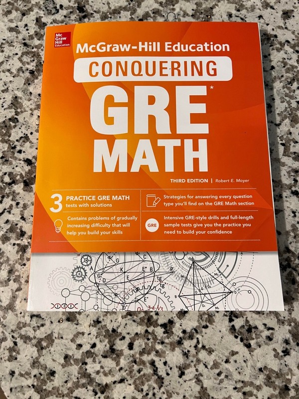 McGraw-Hill Education, Conquering GRE Math, Third Edition by Robert E. Moyer