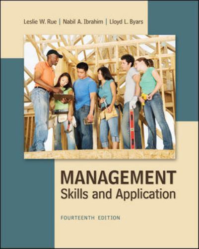 Management: Skills & Application – 0078029112, paperback, Leslie Rue