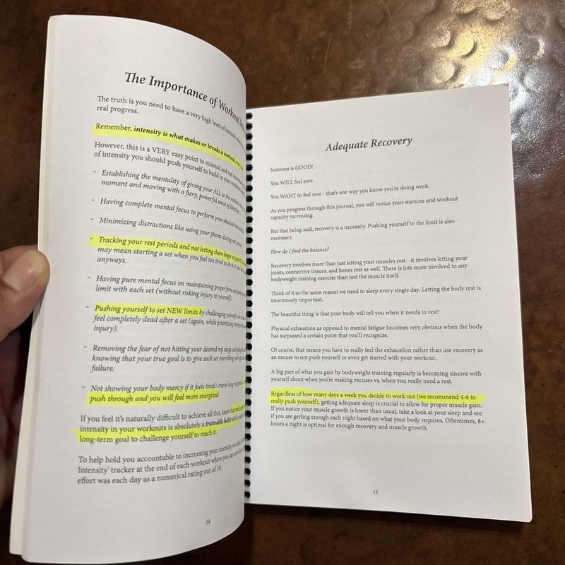 The Bodyweight Home Workout Journal Volume 1 Habit Nest 2023 Spiralbound gallery