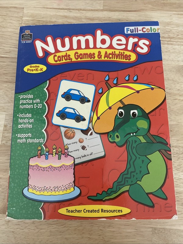 Full-Color Cards, Games and Activities Numbers by Tracy Edmonds