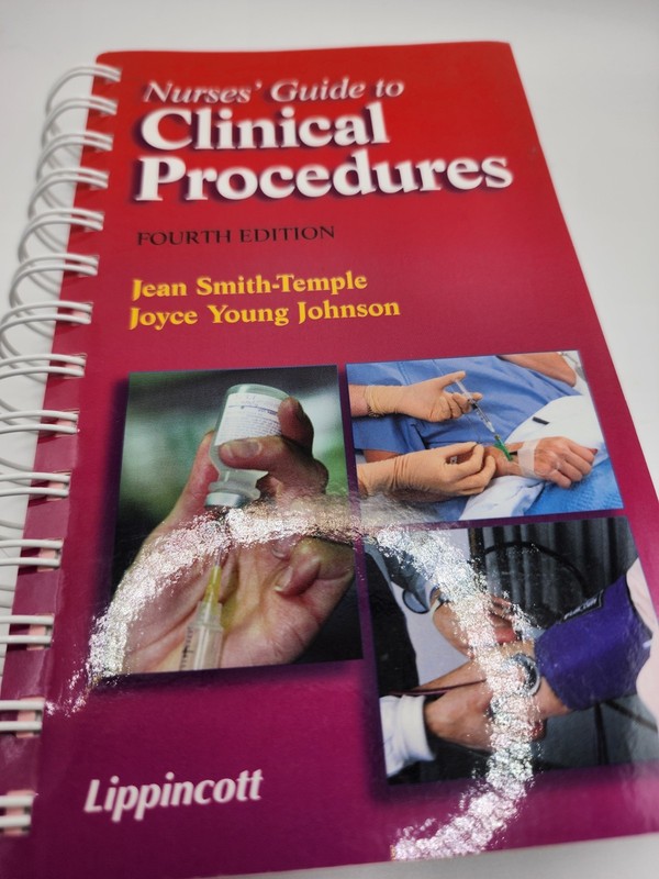 Nurses Guide to Clinical Procedures Paperback Spiral Bound Lippincott J. Smith gallery