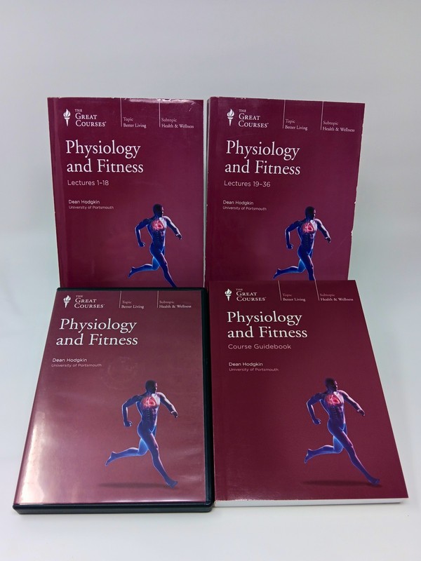 Great Courses Physiology and Fitness Hodgkin 6-DVD Transcripts Guidebook