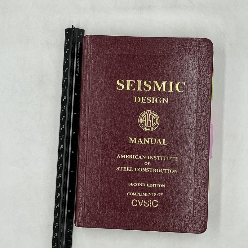 Seismic Design Manual AISC HC Maroon Structural Engineering 2nd Ed 2012 USA gallery