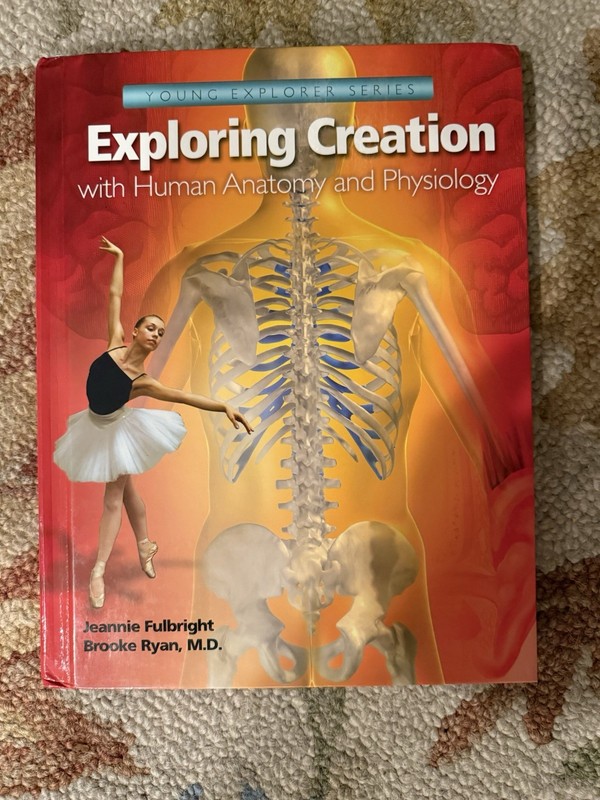 Exploring Creation with Human Anatomy and Physiology Hard Cover text