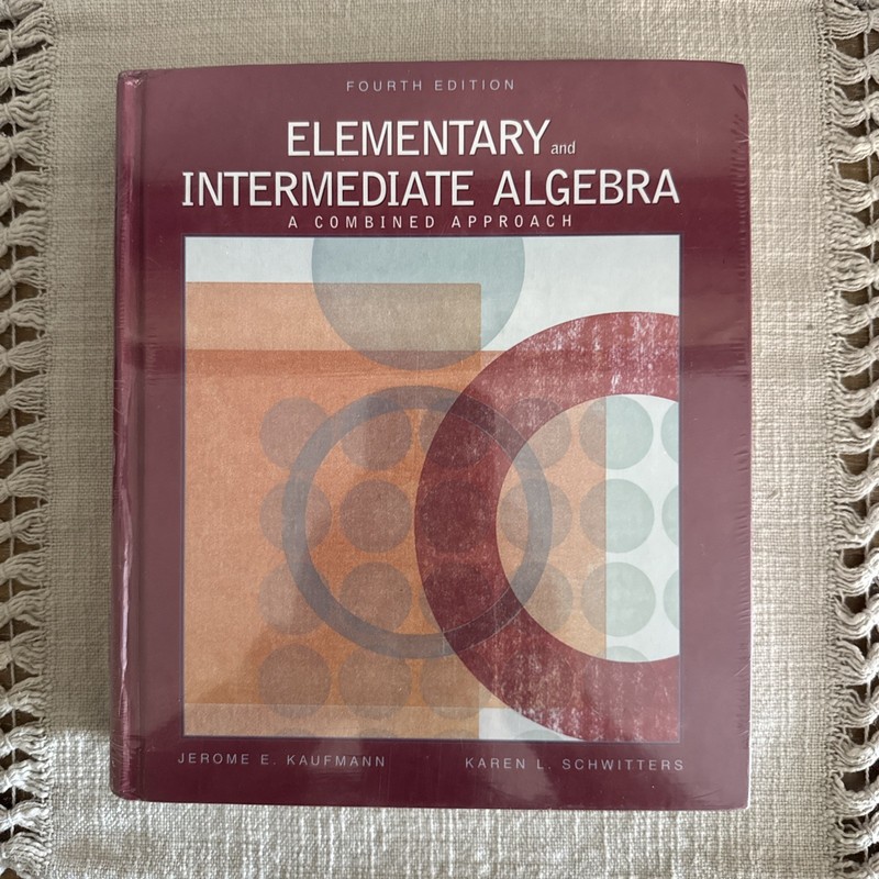 Elementary and Intermediate Algebra : A Combined Approach Hardcov
