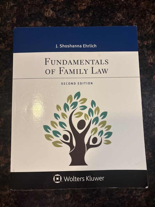 Aspen Paralegal Ser.: Fundamentals of Family Law by J. Shoshanna Ehrlich (2020)