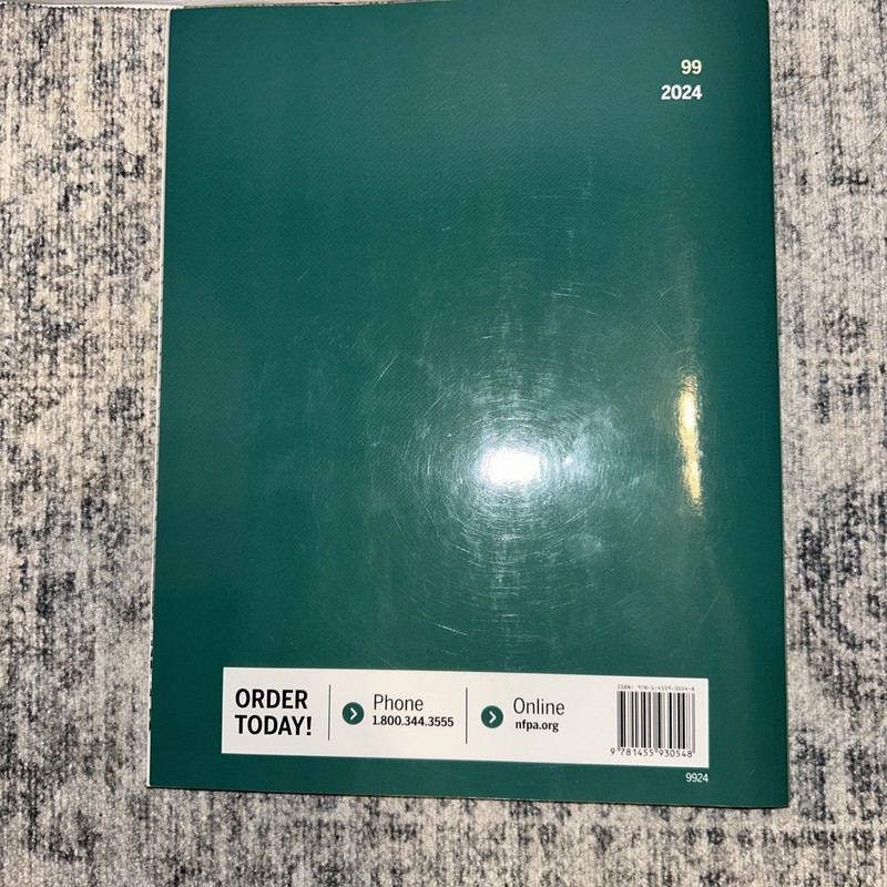 NFPA 99 Health Care Facilities Code 2024 - NFPA Brand Teal/Green Large Paperback gallery