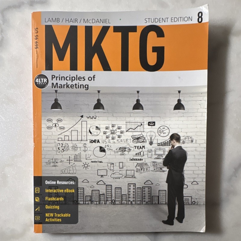 MKTG Principles of Marketing 8th Ed Lamb Hair McDaniel Cengage Paperback