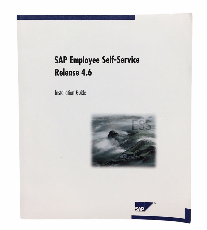 SAP Employee Self-Service Release 4.6 : Installation Guide Paperback #10279