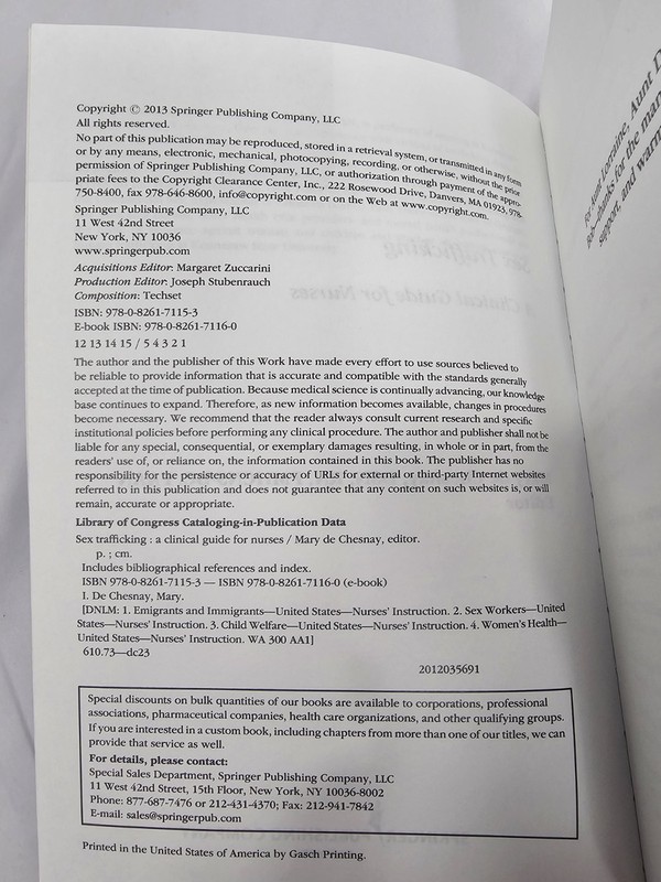 Sex Trafficking: A Clinical Guide for Nurses - Paperback gallery