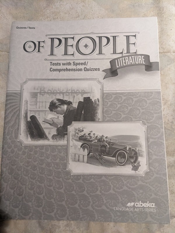 Abeka Of People Tests with Speed/ Comprehension Quizzes/Tests